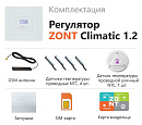 ZONT Climatic 1.2 Погодозависимый автоматический GSM / Wi-Fi регулятор (1 ГВС + 2 прямых/смесительных) с доставкой в Сызрань