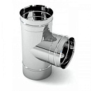 Тройник одностенный дымоходный 90 градусов D-140 мм из нержавеющей стали Прок с доставкой в Сызрань